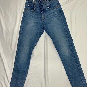 Levi’s 501 button fly tapered jeans